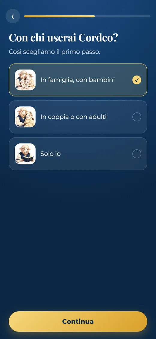 Con chi?