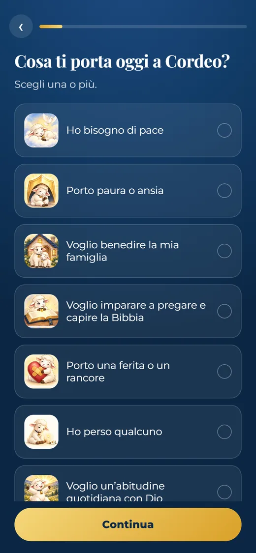 Che cosa ti porta oggi