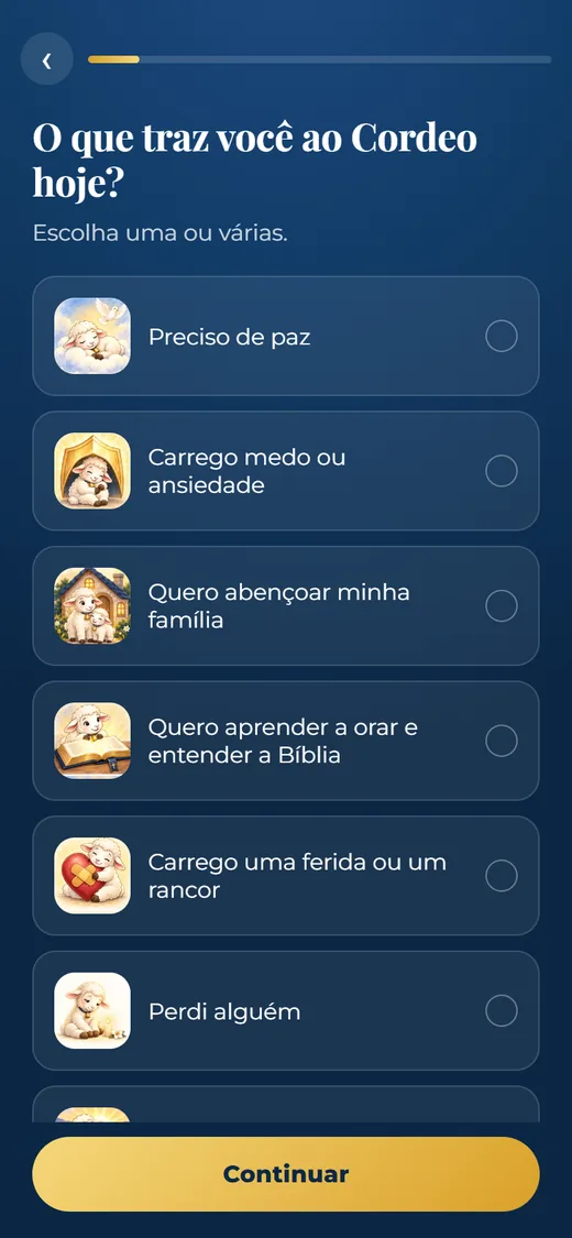 O que te traz hoje
