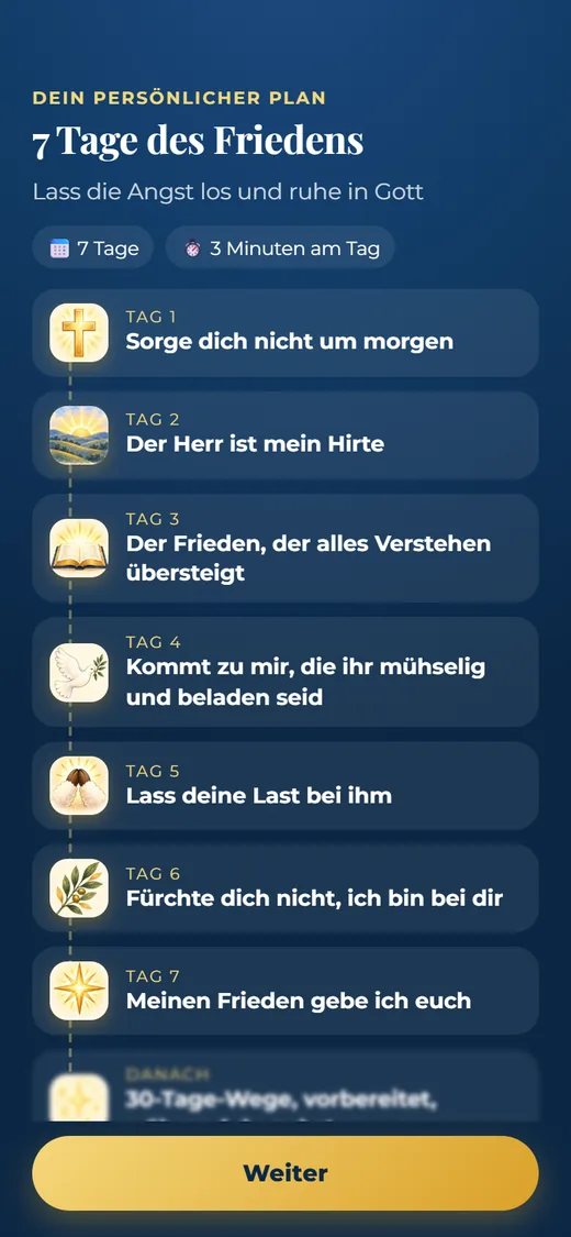 Dein 7-Tage-Plan